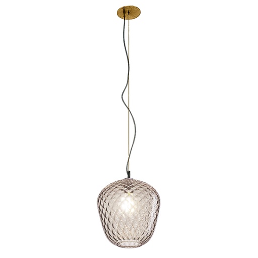 Murano Pendellampen Murano Dalia (Hellrosa, Sehr gut, Oro satinato, Sosp. G., 28)