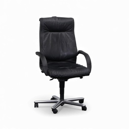 Leder Chefsessel mit Kleiderbügel Girsberger Trilax (Normal gebraucht)