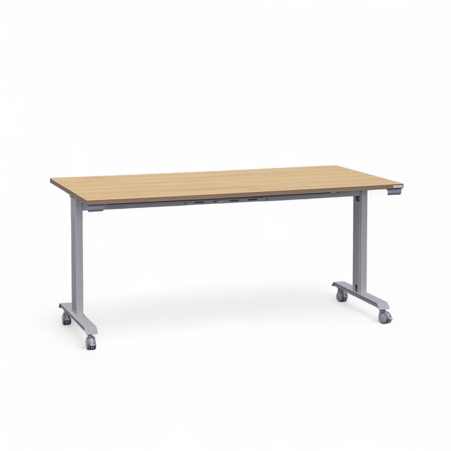 Table pliante Tradingzone Kos 160x80 cm, Chêne/Gris argenté, Rectangulaire, Nouveau - Parfait pour les réunions