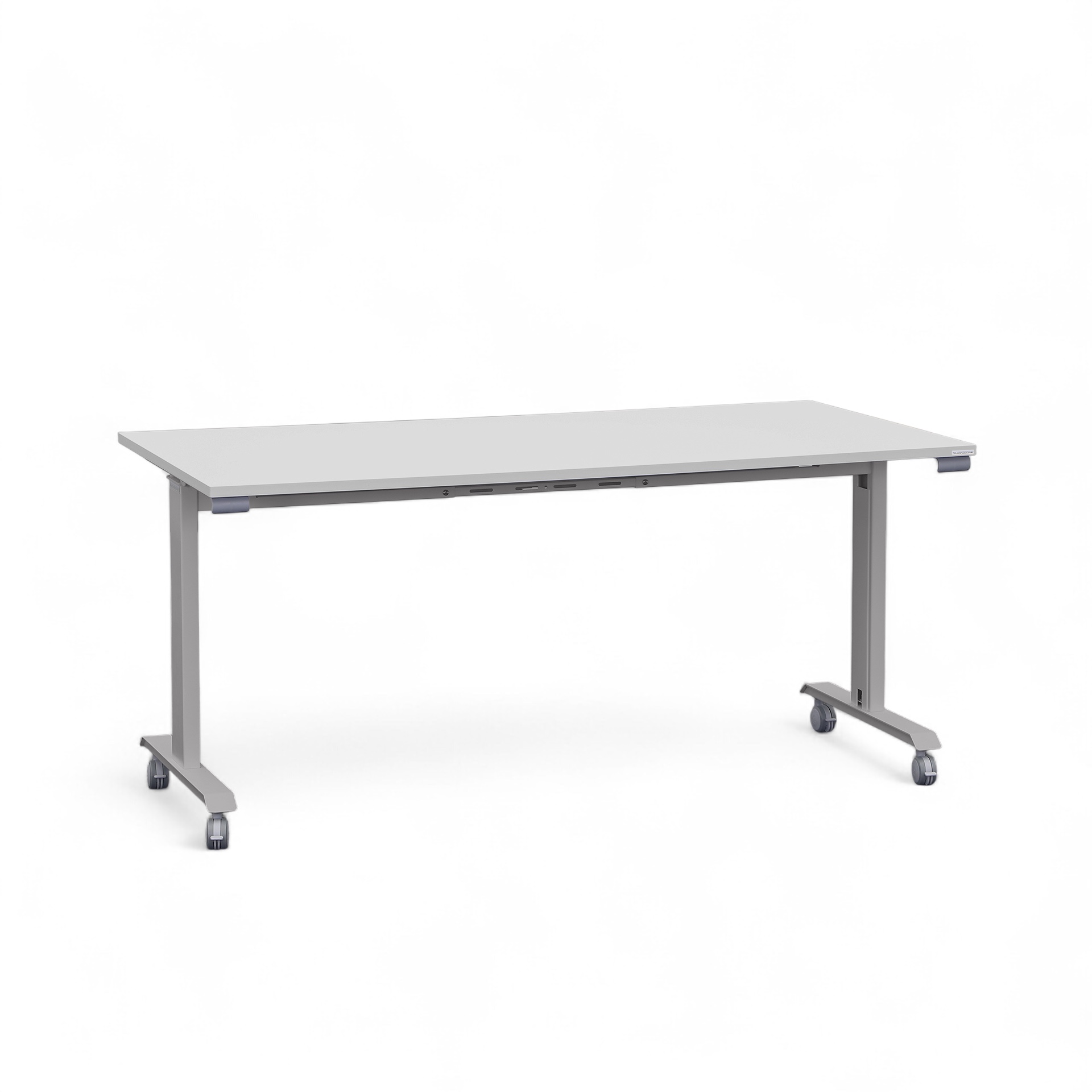 Image of Klapptisch Tradingzone Kos 160x80 cm, Weissgrau/Silbergrau, Rechteckig, Neu - Perfekt für Meetings