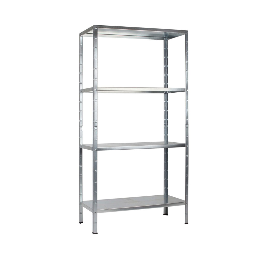 Steckregal Tradingzone Steelline, Silbergrau, 0 Ordner hoch, 100.0 x 190.0 x 40.0 cm, Neu - Perfekt für Wohnzimmer und Stauraum