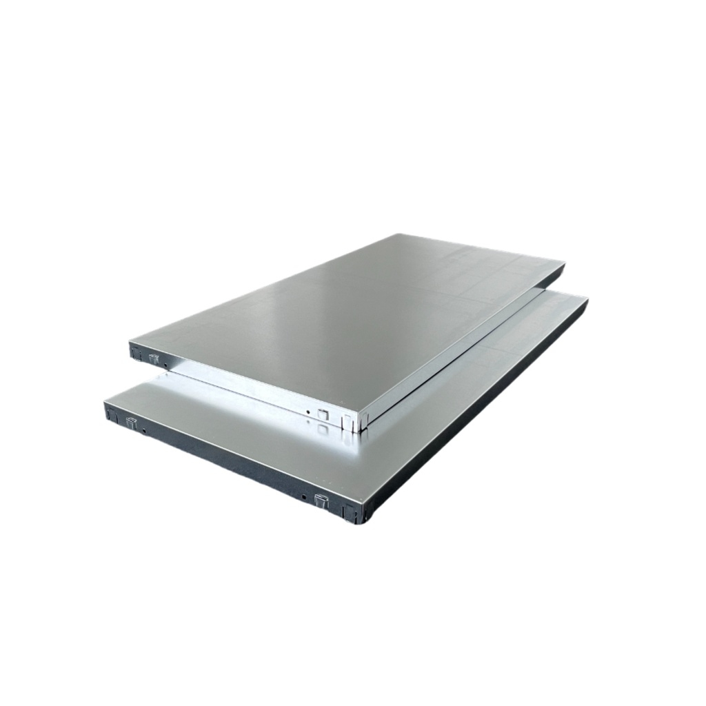 2er Set Zusatz Tablar Tradingzone Steelline (Silbergrau, 100x50)