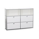 Highboard USM Haller (Weiss, Normal gebraucht, mit Schlüssel)