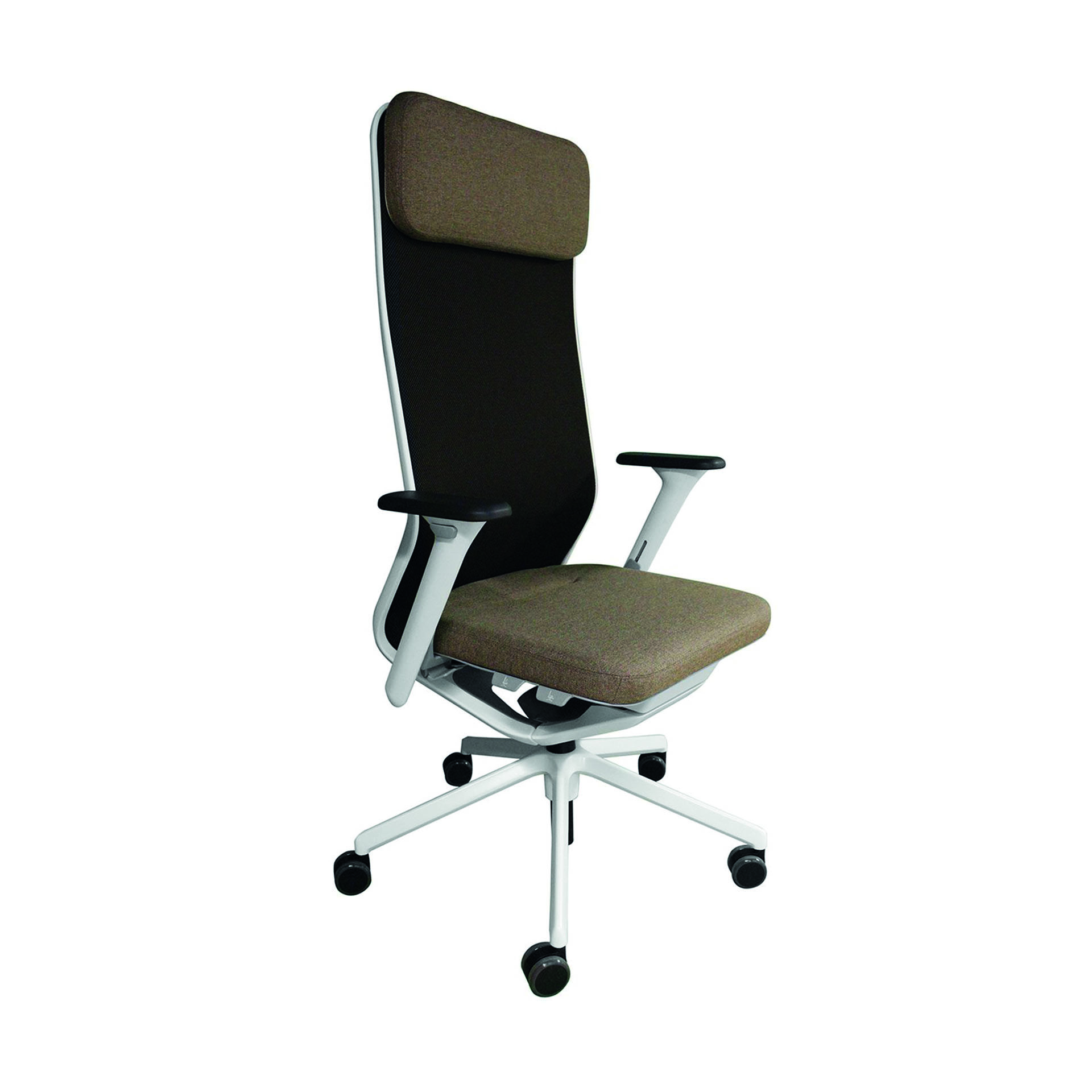 Image of Bürostuhl Sitag SitagTeam Mesh Highback C-T133020K mit 4D Armlehnen, Braun/Weiss, Neu, Ergonomischer Stuhl - ideal für flexibles Arbeiten