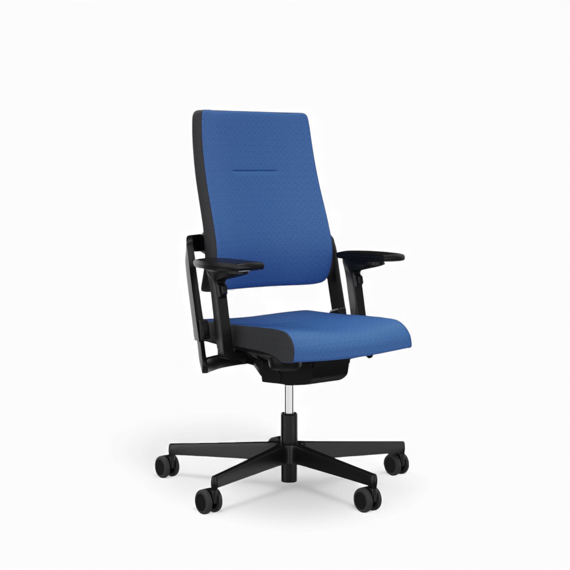 Bürostuhl Sitag SitagXilium ohne Kopfstütze & mit 4D Armlehnen Blau/Schwarz, Neu, Ergonomischer Stuhl - ideal für flexibles Arbeiten