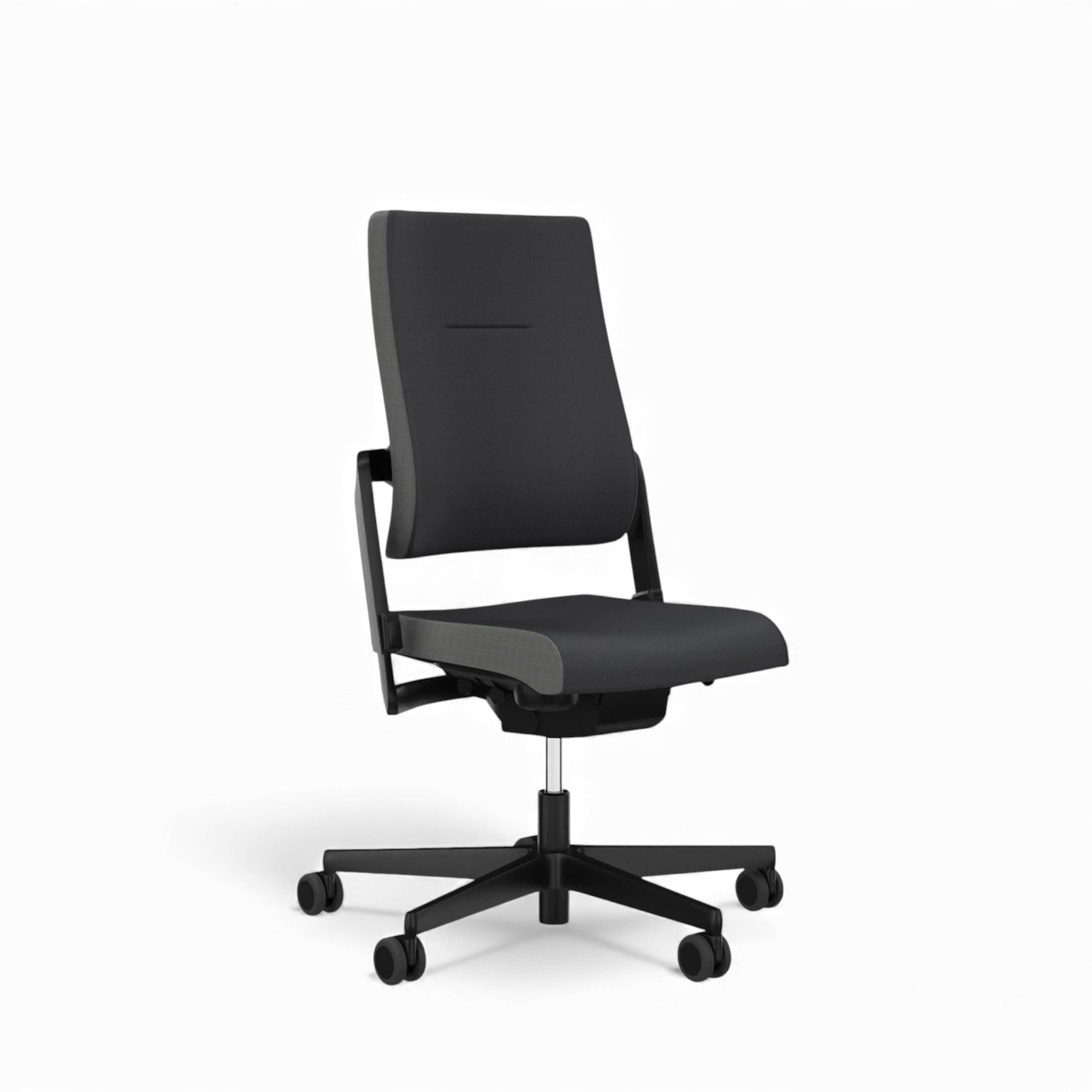 Chaise de bureau Sitag SitagXilium sans appui-tête & sans accoudoirs Anthracite/Noir, Nouveau, Chaise ergonomique - idéale pour un travail flexible