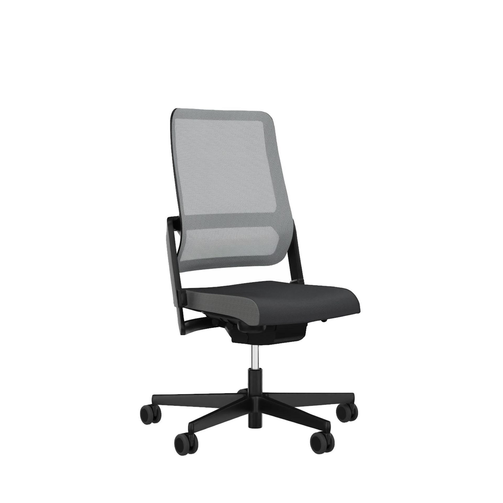 Bürostuhl Sitag SitagXilium Mesh ohne Kopfstütze & ohne Armlehnen Grau/Schwarz, Neu, Ergonomischer Stuhl - ideal für flexibles Arbeiten