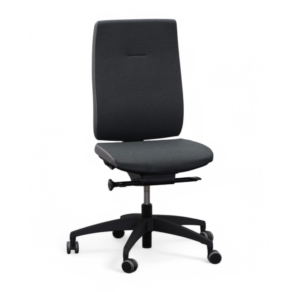 Chaises de bureau pivotantes Sitag SitagPoint Tec 2 sans accoudoirs, Anthracite, Nouveau, Chaise ergonomique - idéale pour un travail flexible