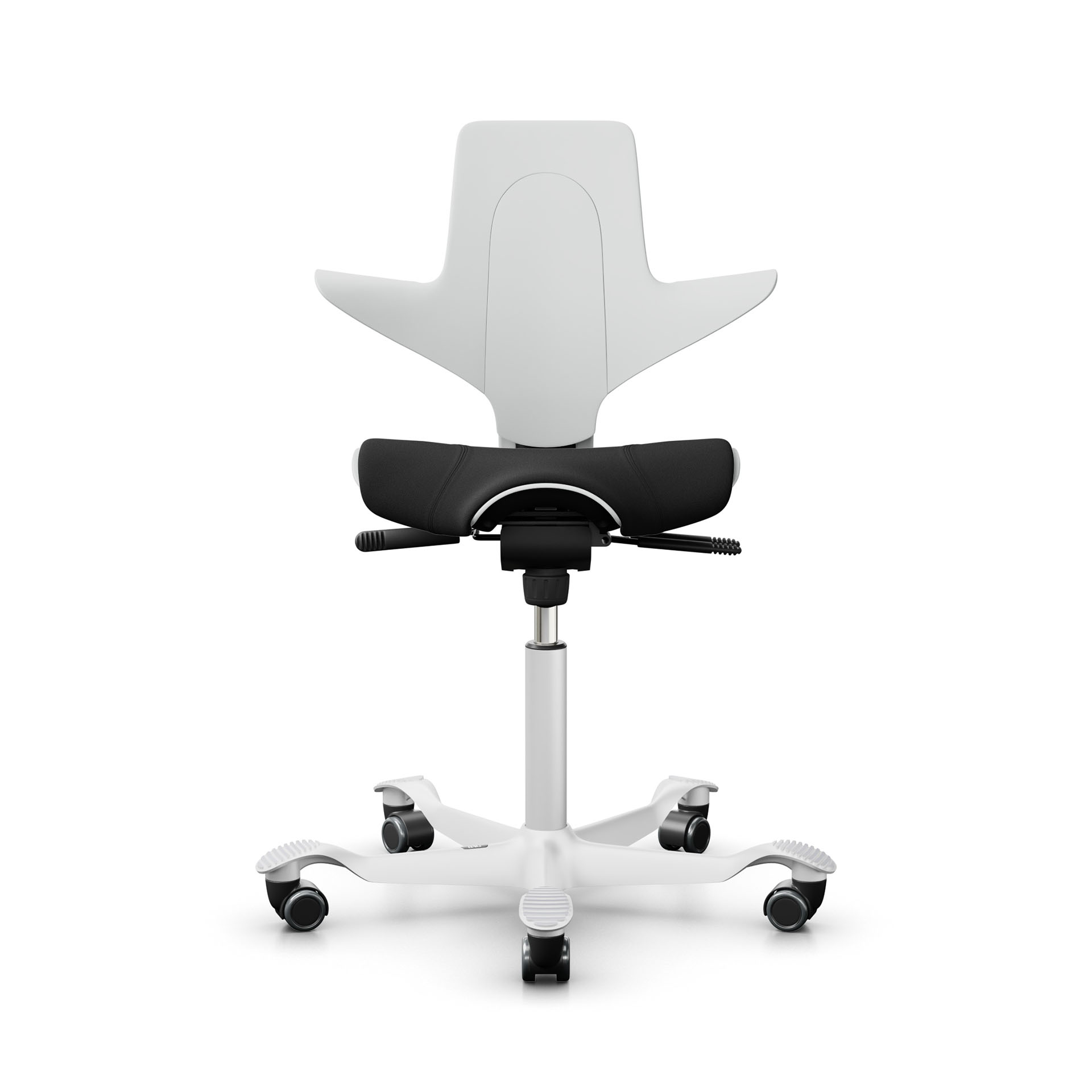 Siège-selle HAG Capisco Puls 8020, Blanc, Nouveau, Chaise ergonomique - idéale pour un travail flexible