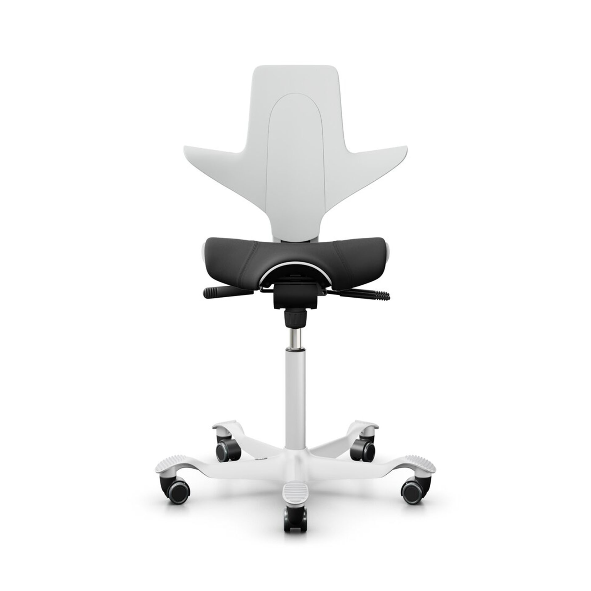 Image of Tresenhocker HAG Capisco Puls 8020, Weiss, Neu, Barhocker - Praktisch & Komfortabel