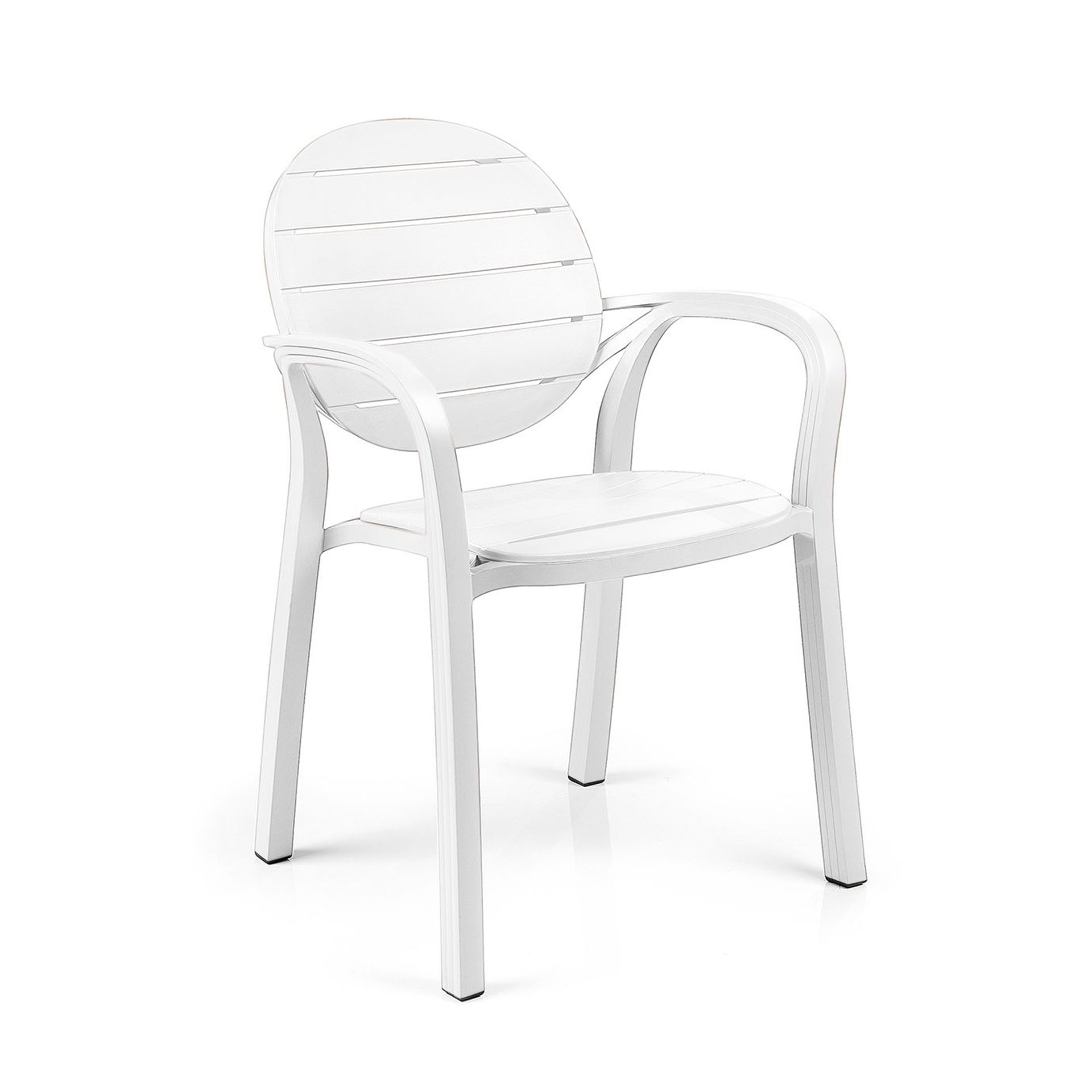 Image of Outdoor Stuhl Nardi Palma, Weiss, Neu - Modern & Wetterfest