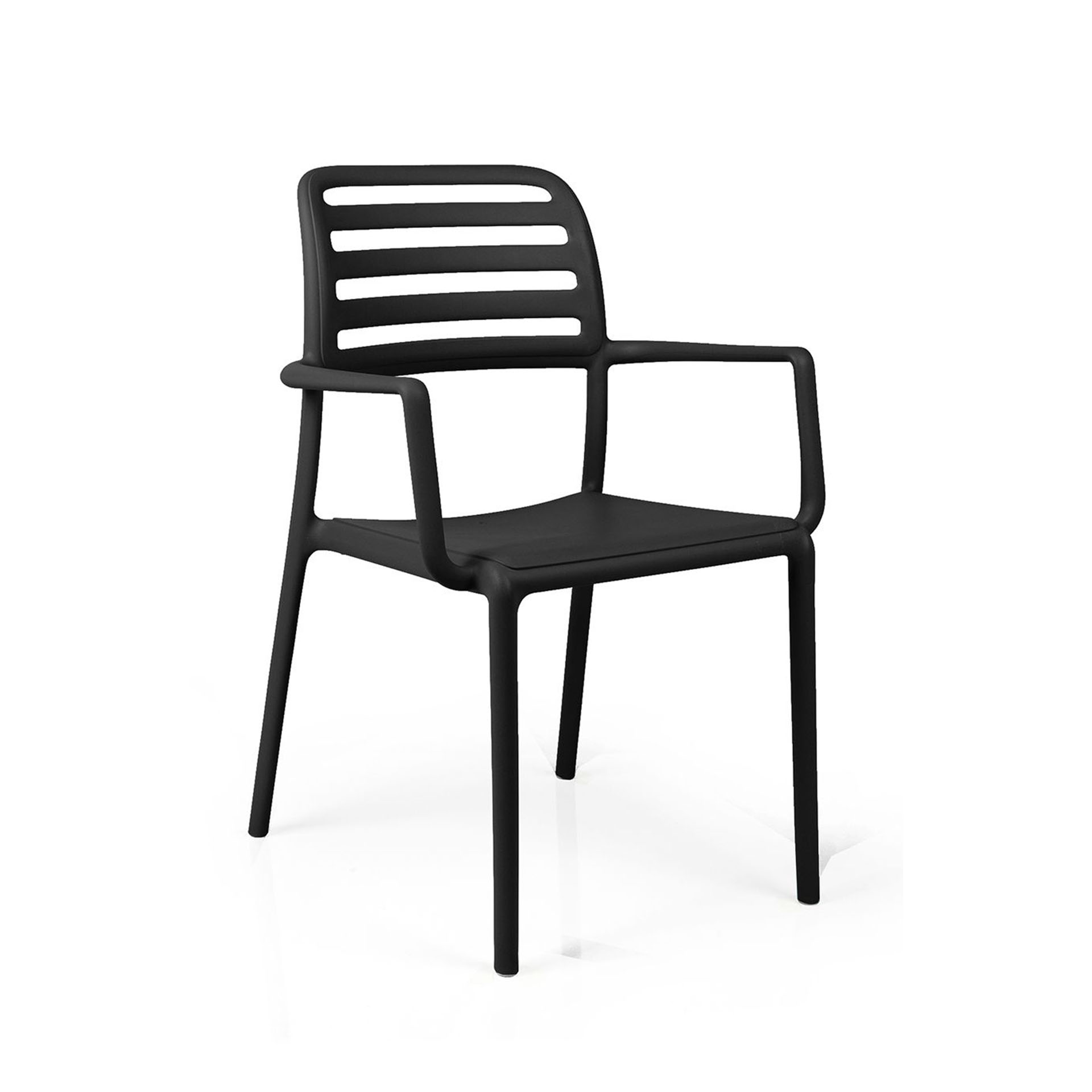 Chaise de jardin Nardi Costa, Noir, Nouveau - Moderne & résistant aux intempéries