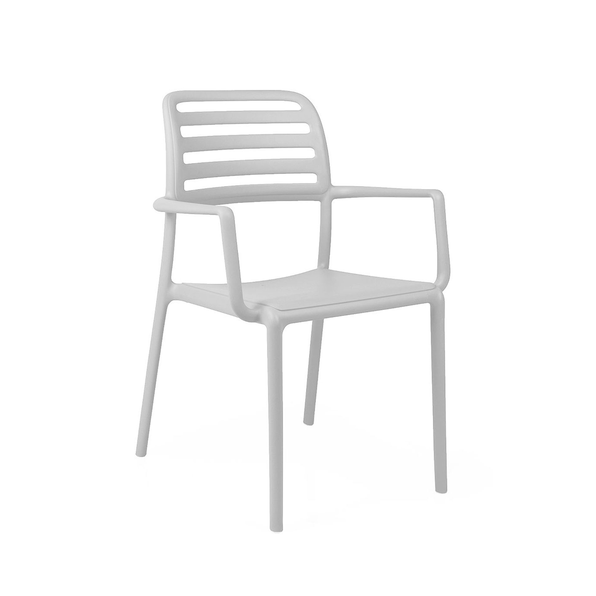 Chaise de jardin Nardi Costa, Blanc, Nouveau - Moderne & résistant aux intempéries