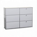 USM Haller Hochboard mit Linoleum Deckplatte – beidseitig nutzbar (Gut)