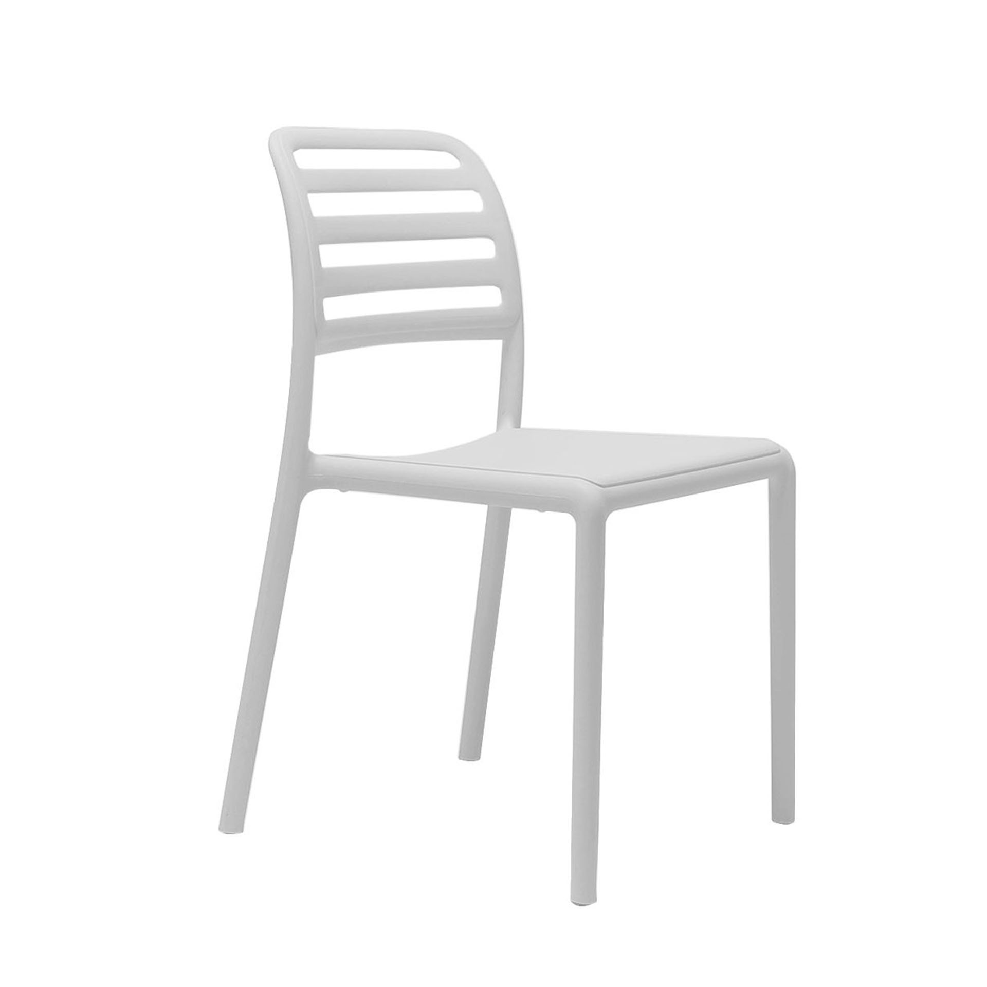 Chaise de jardin Nardi Costa Bistrot, Blanc, Nouveau - Moderne & résistant aux intempéries