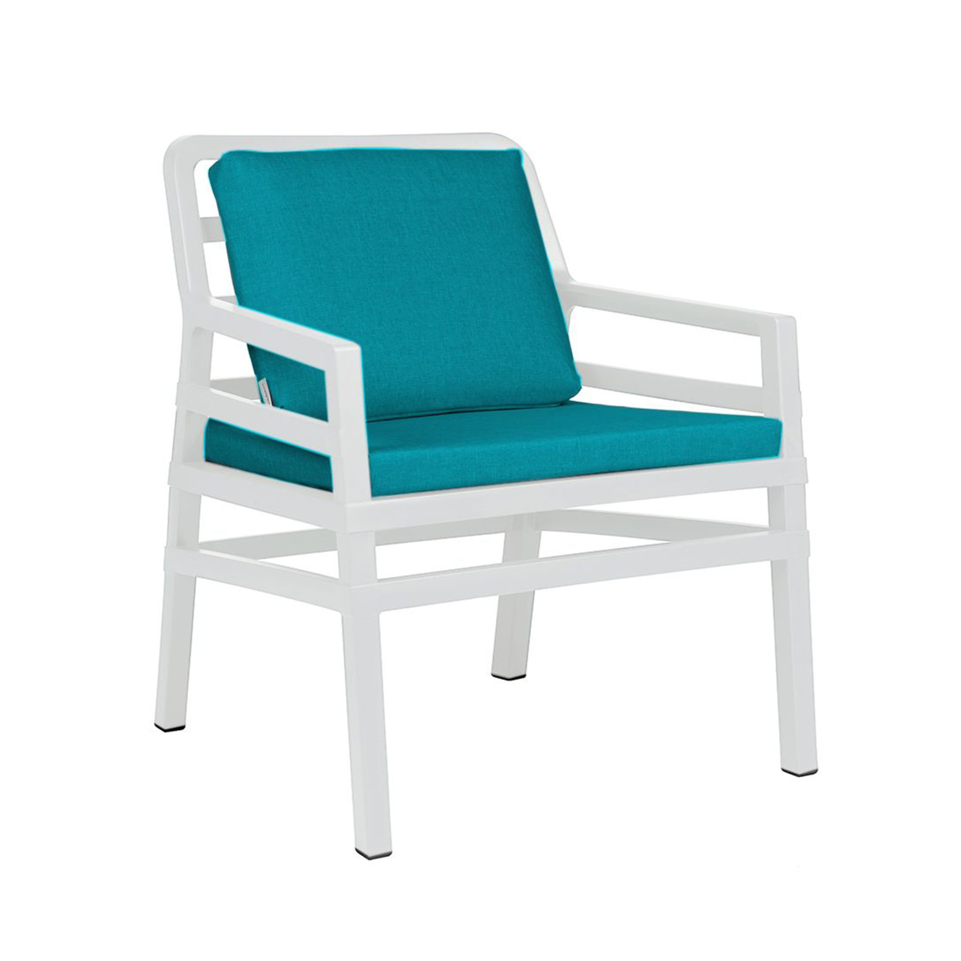 Fauteuil de jardin Nardi Aria, Turquoise, Nouveau - Moderne & résistant aux intempéries