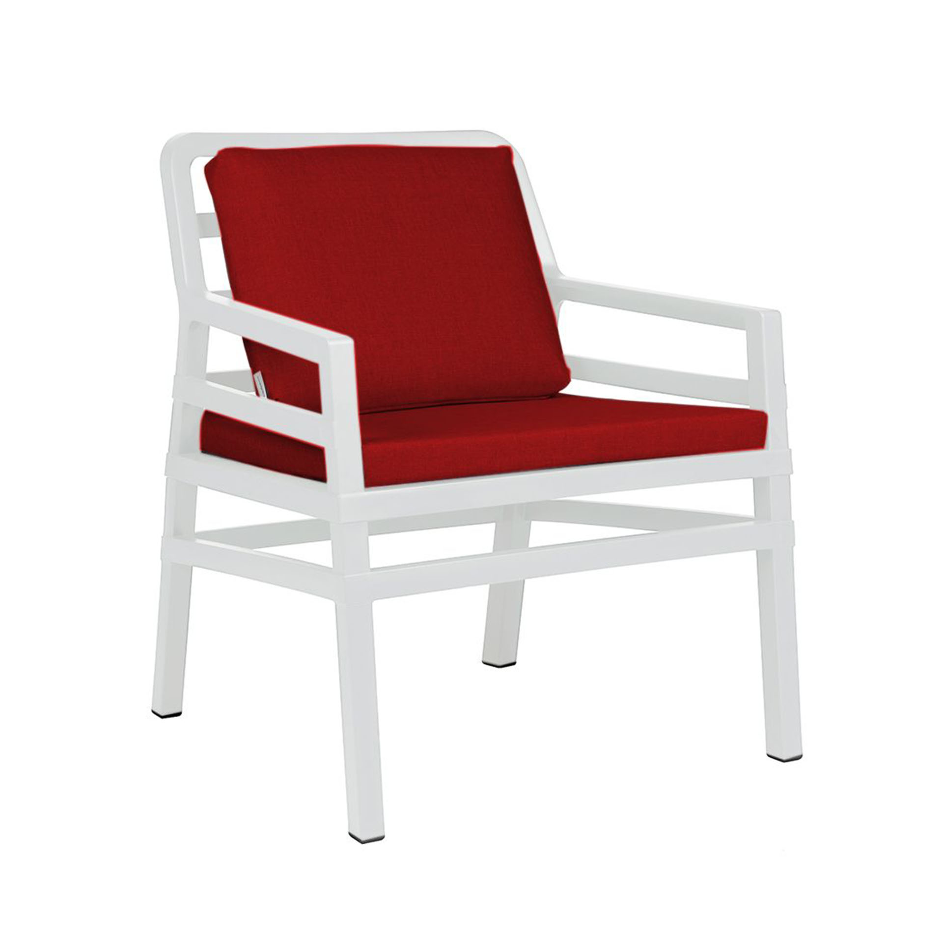 Fauteuil de jardin Nardi Aria, Rouge, Nouveau - Moderne & résistant aux intempéries