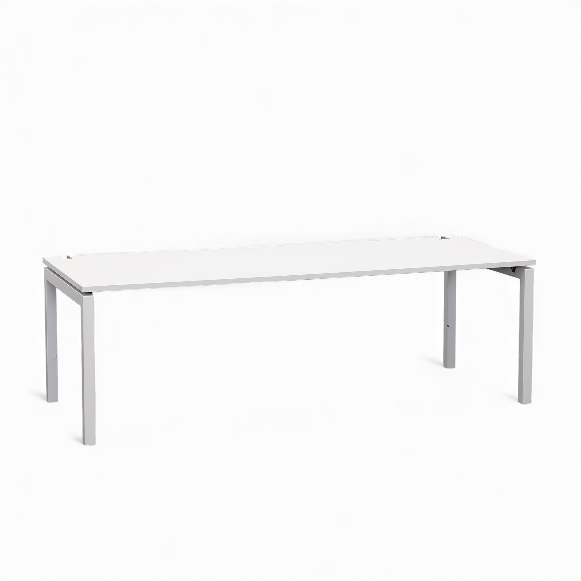 Ergonomischer Schreibtisch Steelcase 200x80 cm, Weiss/Weiss, Gut, Tisch - ideal fürs Homeoffice oder Büro