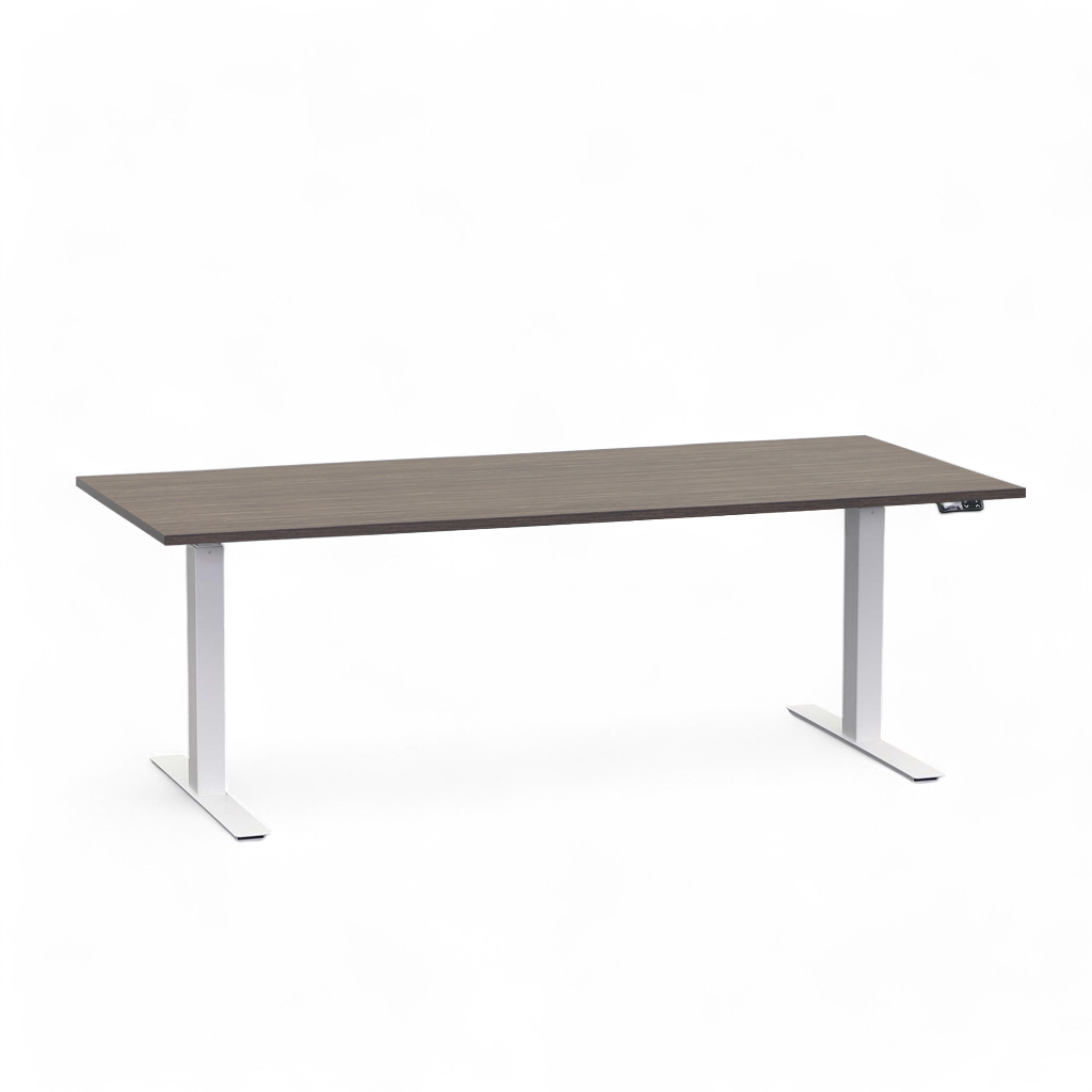 Height-adjustable standing desk Rol Elevate (Poplar, New, 180x80, White)
