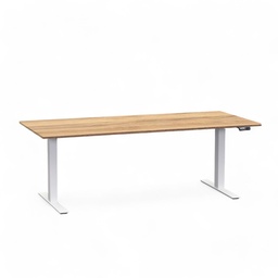 Stehpult höhenverstellbar Rol Elevate (Eiche dunkel, Neu, 180x80, Weiss)