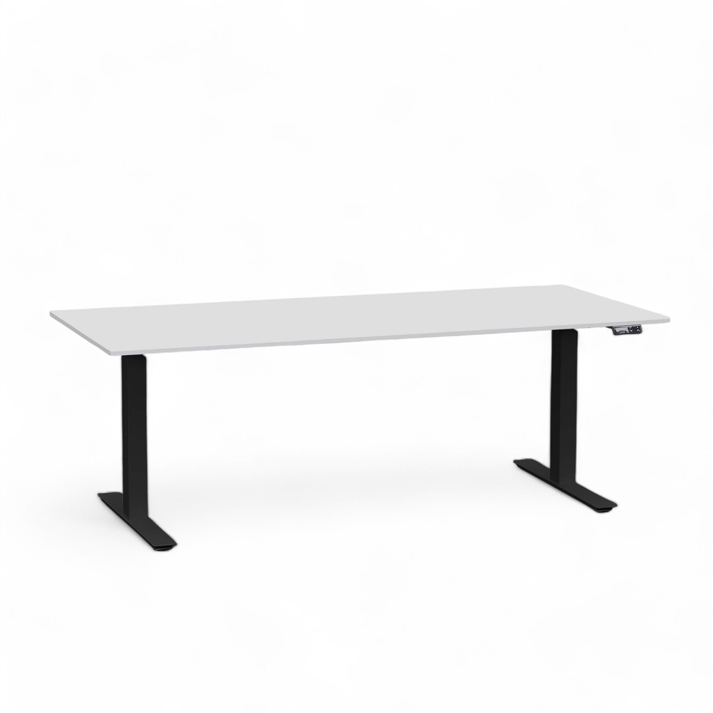 Ergonomique Pupitre réglable en hauteur Rol Elevate 200x90 cm, Gris/Noir, Nouveau, Pupitre - idéal pour le bureau ou la maison