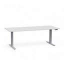 Scrivania regolabile in altezza Rol Elevate (Grigio, Nuovo, 200x90, Grigio argento)