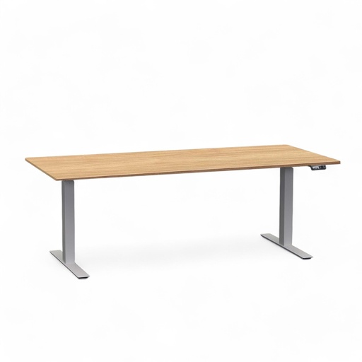 Stehpult höhenverstellbar Rol Elevate (Nussbaum, Neu, 200x90, Silbergrau)