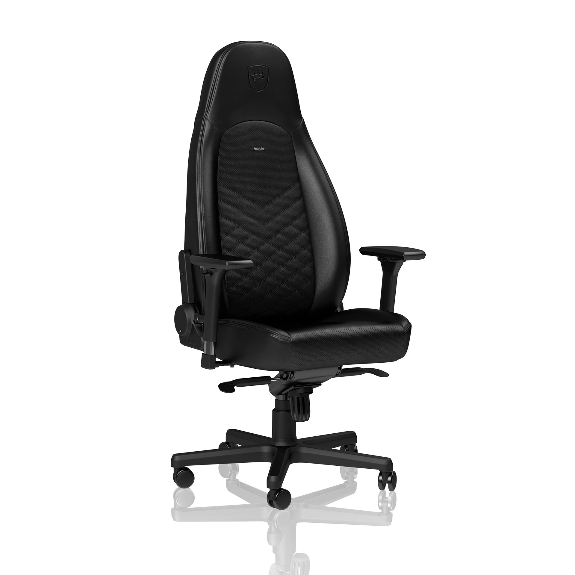 Image of Gaming Stuhl Noblechairs ICON mit 4D Armlehnen, Schwarz, Neu, Ergonomischer Stuhl - ideal für flexibles Arbeiten