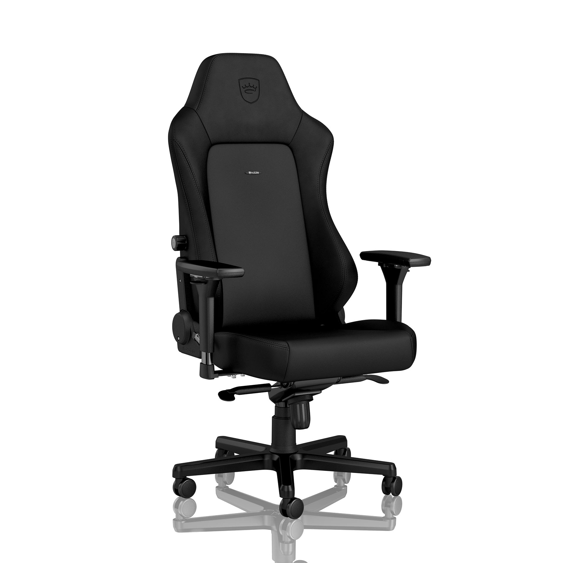 Image of Gaming Stuhl Noblechairs HERO Hightech Kunstleder mit 4D Armlehnen, Black Edition, Neu, Ergonomischer Stuhl - ideal für flexibles Arbeiten