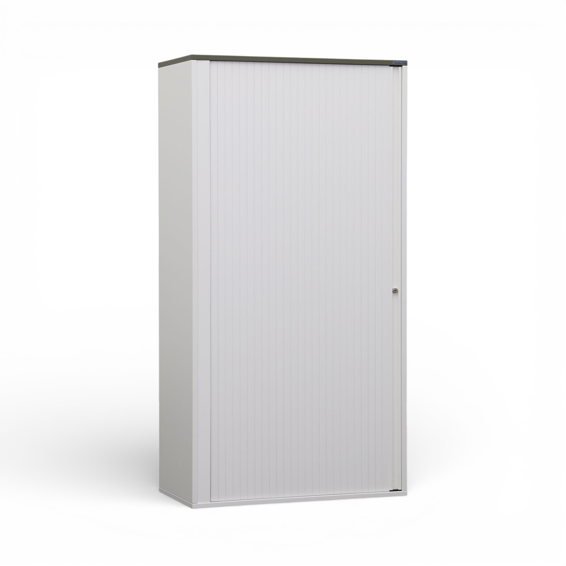 Image of Rollladenschrank Tradingzone GO Swiss 80.0 x 40.0 cm, 4 Ordner hoch, Weiss/Agavengrün, Neu - Optimale Raumnutzung