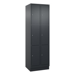 Schliessfachschrank C+P Classic PLUS (Anthrazit, 30, mit 6 Türen)