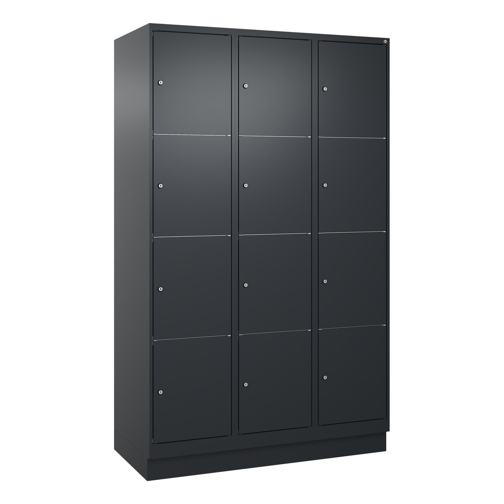 Schliessfachschrank C+P Classic PLUS (Anthrazit, 40, mit 12 Türen)