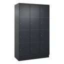 Schliessfachschrank C+P Classic PLUS (Anthrazit, 40, mit 12 Türen)