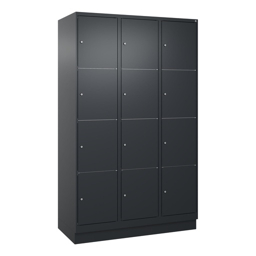 Schliessfachschrank C+P Classic PLUS (Anthrazit, 40, mit 12 Türen)