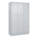 Schliessfachschrank C+P Classic PLUS (Lichtgrau, 40, mit 12 Türen)