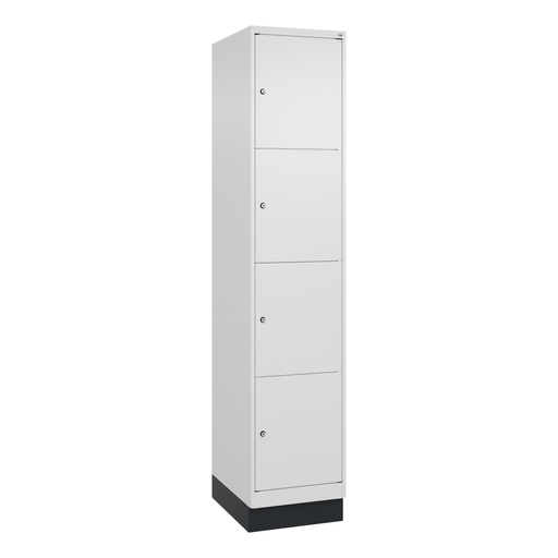 Schliessfachschrank C+P Classic PLUS (Weiss, 40, mit 4 Türen)