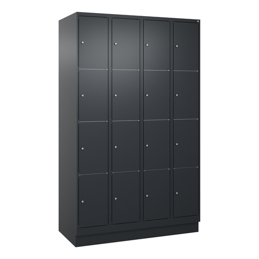 Schliessfachschrank C+P Classic PLUS (Anthrazit, 30, mit 16 Türen)