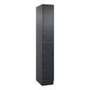Schliessfachschrank C+P Classic PLUS (Anthrazit, 30, mit 4 Türen)