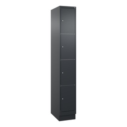 Schliessfachschrank C+P Classic PLUS (Anthrazit, 30, mit 4 Türen)