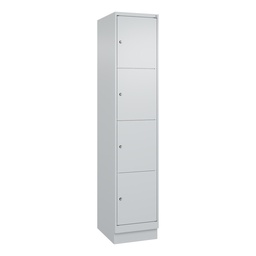 Schliessfachschrank C+P Classic PLUS (Lichtgrau, 40, mit 4 Türen)