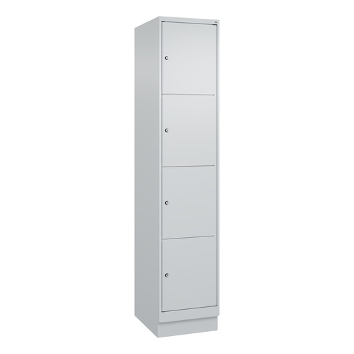 Schliessfachschrank C+P Classic PLUS (Lichtgrau, 40, mit 4 Türen)