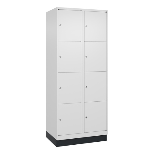 Schliessfachschrank C+P Classic PLUS (Weiss, 40, mit 8 Türen)