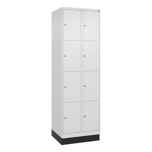Schliessfachschrank C+P Classic PLUS (Weiss, 30, mit 8 Türen)