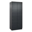 Schliessfachschrank C+P Classic PLUS (Anthrazit, 40, mit 8 Türen)