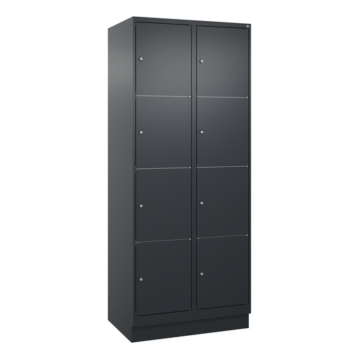 Schliessfachschrank C+P Classic PLUS (Anthrazit, 40, mit 8 Türen)
