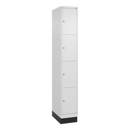 Schliessfachschrank C+P Classic PLUS (Weiss, 30, mit 4 Türen)