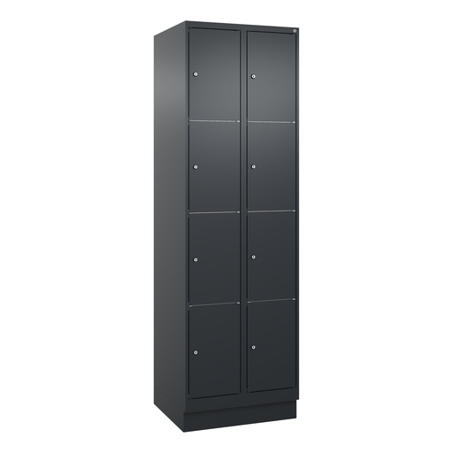 Schliessfachschrank C+P Classic PLUS (Anthrazit, 30, mit 8 Türen)