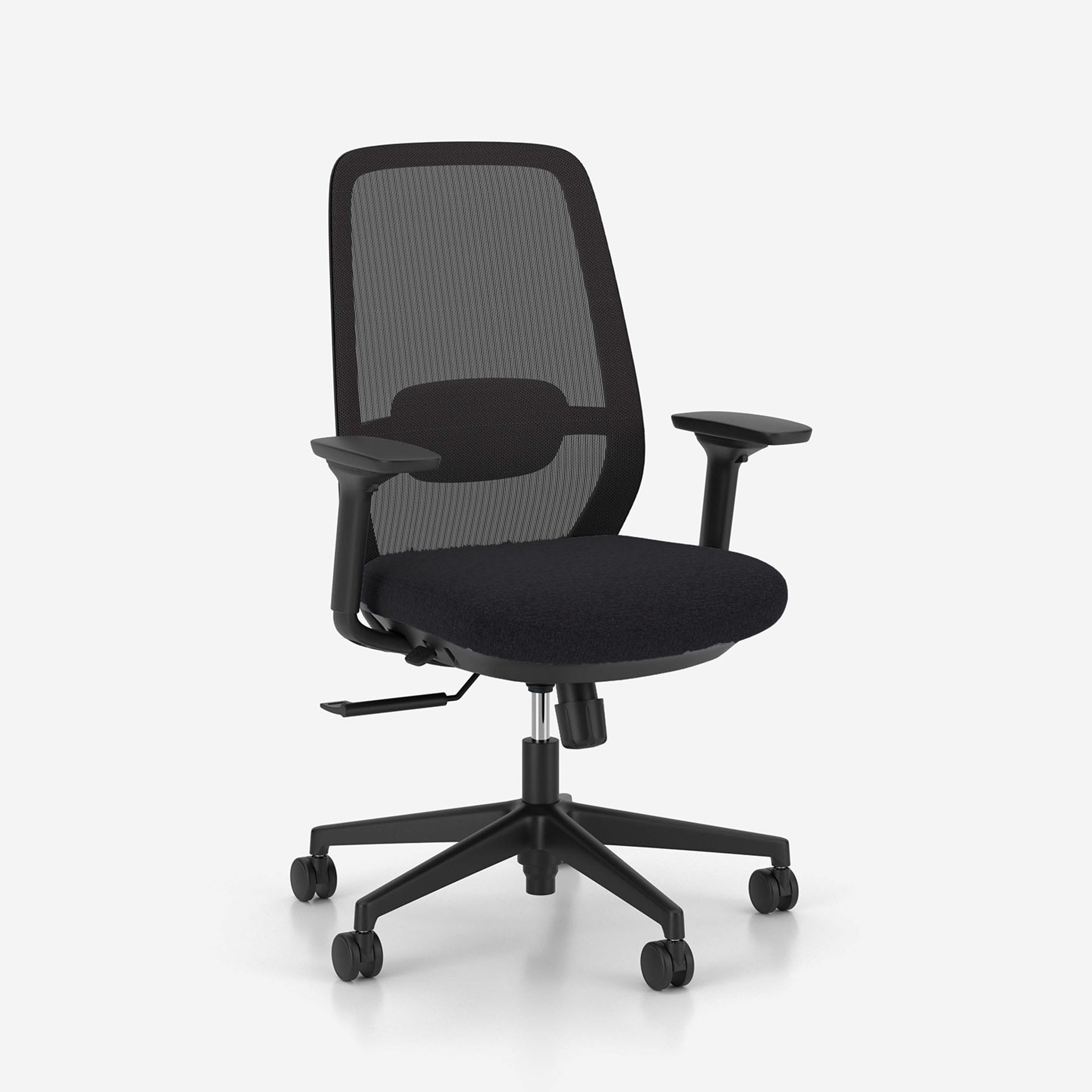 Bürostuhl Tradingzone Elovie Active 2 mit 4D Armlehnen, Schwarz, Neu, Ergonomischer Stuhl - ideal für flexibles Arbeiten