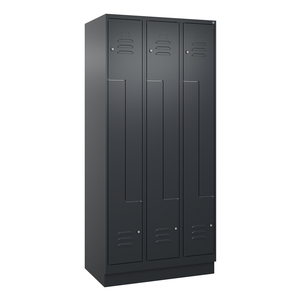 Z-Spind Schliessfachschrank C+P Classic PLUS (Anthrazit, 30, mit 6 Türen)