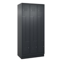 Z-Spind Schliessfachschrank C+P Classic PLUS (Anthrazit, 30, mit 6 Türen)